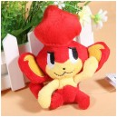 Pokemon maskotka figurka pluszowa - Pansear / Baoppu - 12 cm (czerwona)