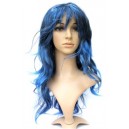 Peruka cosplay kanekalon długie włosy - kolor niebieski