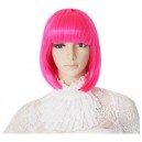 Peruka cosplay kanekalon półdługie włosy - kolor różowy