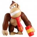 Figurka Donkey Kong z młotkiem - 10 cm (brązowa)