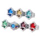 Zestaw biżuterii Katekyo Hitman Reborn! 7x pierścień Vongola Famiglia (srebrny)