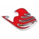 Fairy Tail broszka przypinka metalowa - logo gildii Fairy Tail (czerwona)