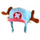 One Piece New World / Shin Sekai pluszowa czapka kapelusz Tony Tony Chopper (niebieska)