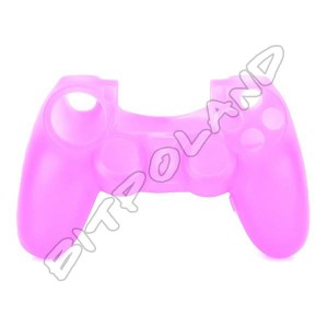 Silikonowy pokrowiec na pad kontroler Sony PlayStation 4 PS4 (różowy)