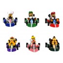 Super Mario Kart figurki samochody zestaw 6 szt.