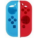 Silikonowy pokrowiec ochronny na kontroler Joy-Con L+R Nintendo Switch (niebieski/czerwony)