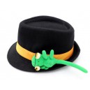 Katekyo Hitman Reborn! kapelusz Reborn + kameleon Leon (czarny)